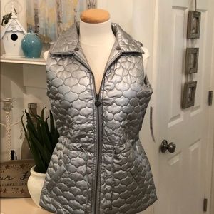 NWT THREE HEARTS SILVER VEST JACKET